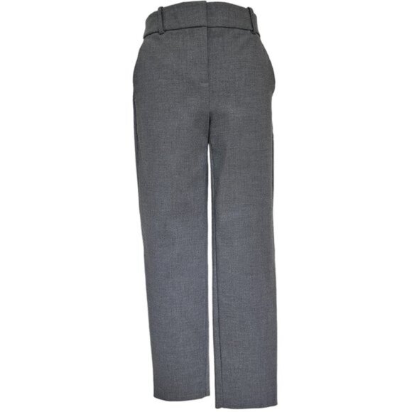 J.Crew 365 Cameron Slim Crop Pants Gray Stretch Straight Leg Size 6 - Picture 2 of 5
